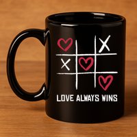 Love Always Wins Game 11oz C Handle Ceramic Mug