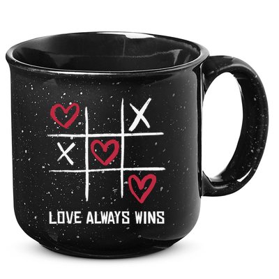 Love Always Wins Game 15oz Campfire Ceramic Mug