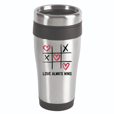 Love Always Wins Game 16oz Travel Tumbler