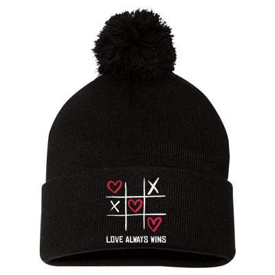 Love Always Wins Game Pom Pom 12in Knit Beanie
