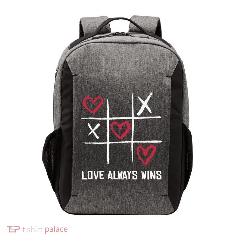 Love Always Wins Game Vector Backpack