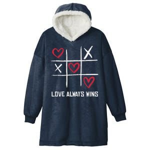 Love Always Wins Game Hooded Wearable Blanket