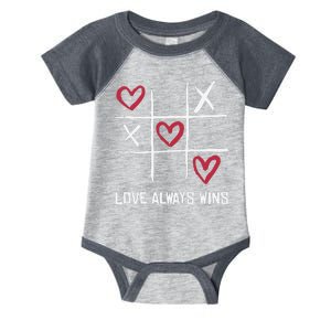 Love Always Wins Game Infant Baby Jersey Bodysuit