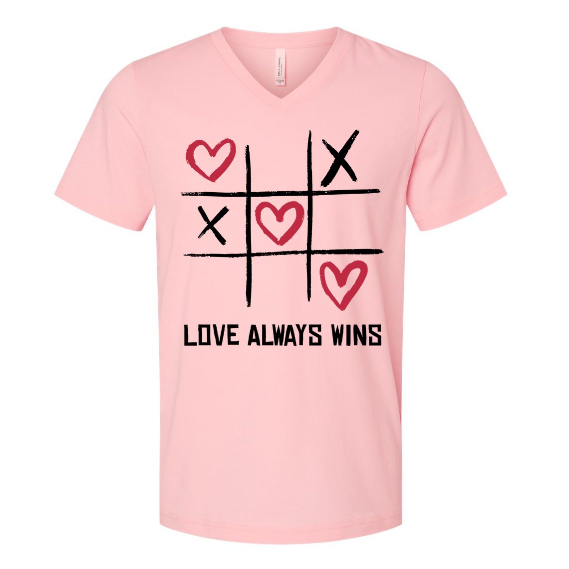 Love Always Wins Game V-Neck T-Shirt