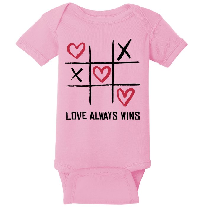 Love Always Wins Game Baby Bodysuit