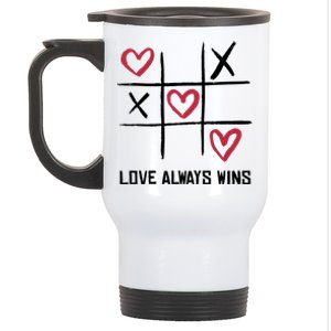 Love Always Wins Game Stainless Steel Travel Mug