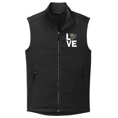 Love Autism Heart Collective Smooth Fleece Vest