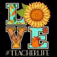 Love Autumn Fall #Teacher Life Hoodie