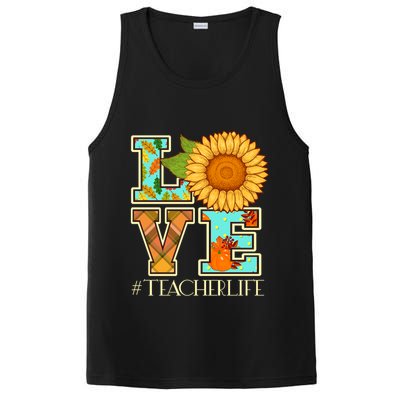 Love Autumn Fall #Teacher Life PosiCharge Competitor Tank