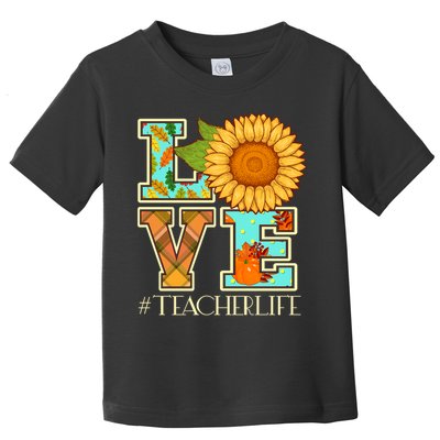 Love Autumn Fall #Teacher Life Toddler T-Shirt