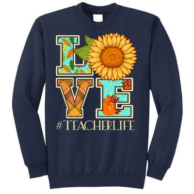 Love Autumn Fall #Teacher Life Sweatshirt