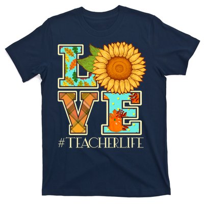 Love Autumn Fall #Teacher Life T-Shirt