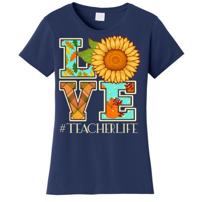 Love Autumn Fall #Teacher Life Women's T-Shirt