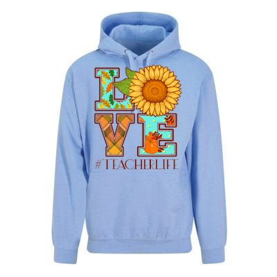 Love Autumn Fall #Teacher Life Unisex Surf Hoodie