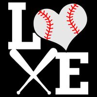 Love Baseball Heart Graphic Backpack