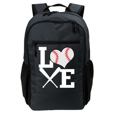 Love Baseball Heart Graphic Daily Commute Backpack