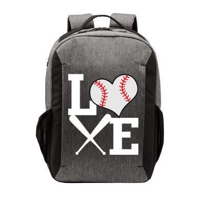 Love Baseball Heart Graphic Vector Backpack