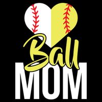 Love Baseball Mom  Women's Crop Top Tee