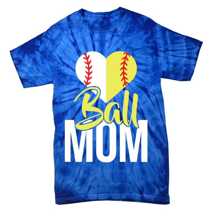 Love Baseball Mom  Tie-Dye T-Shirt