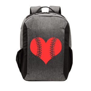 Love Baseball Red Heart Vector Backpack