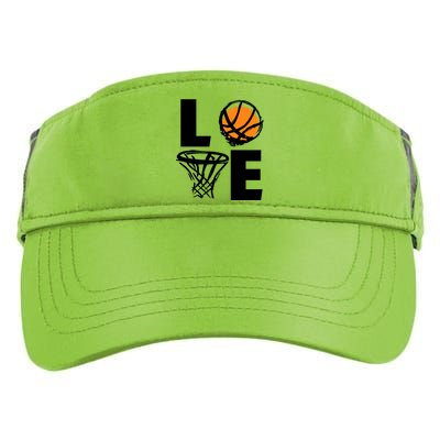 Love Basketball Hoop Adult Drive Performance Visor