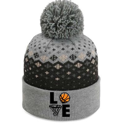 Love Basketball Hoop The Baniff Cuffed Pom Beanie