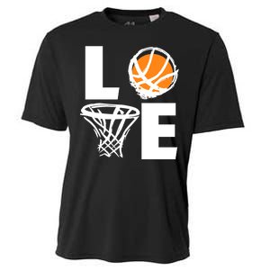 Love Basketball Hoop Cooling Performance Crew T-Shirt