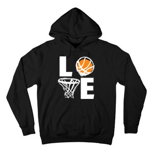 Love Basketball Hoop Hoodie