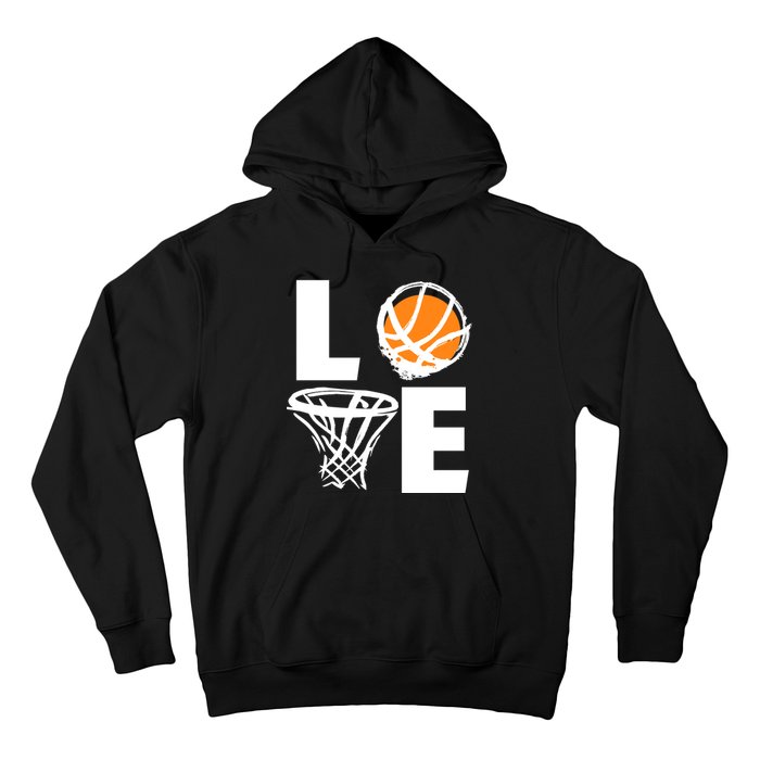 Love Basketball Hoop Hoodie