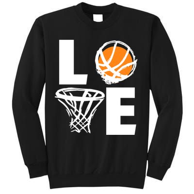 Love Basketball Hoop Sweatshirt