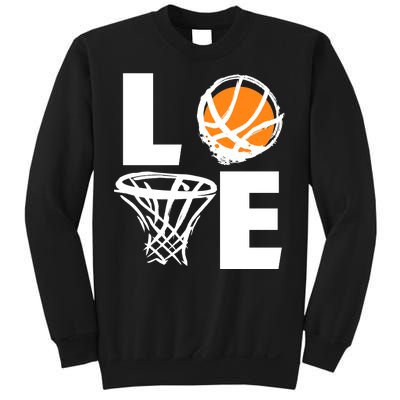 Love Basketball Hoop Sweatshirt