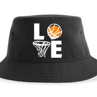 Love Basketball Hoop Sustainable Bucket Hat