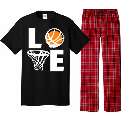 Love Basketball Hoop Pajama Set