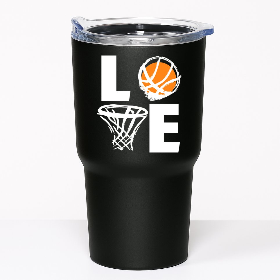 Love Basketball Hoop Tumbler