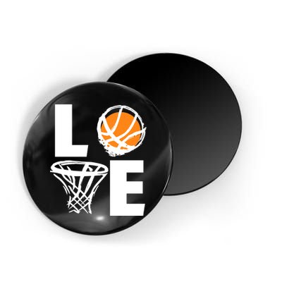 Love Basketball Hoop Magnet