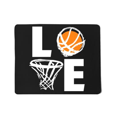 Love Basketball Hoop Mousepad