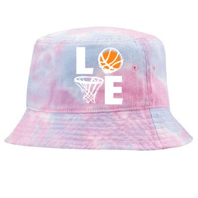 Love Basketball Hoop Tie-Dyed Bucket Hat