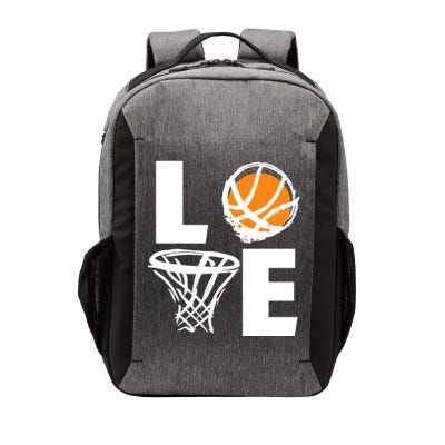 Love Basketball Hoop Vector Backpack