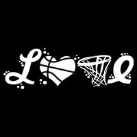 Love Basketball Symbols  Cooling Performance Crew T-Shirt