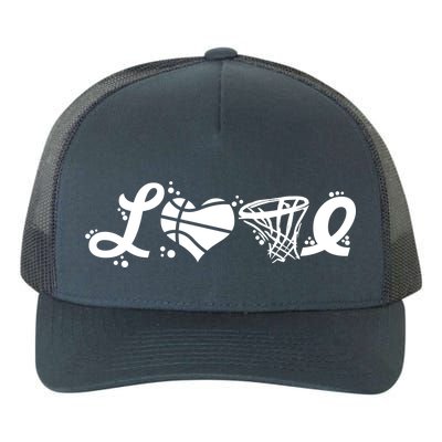 Love Basketball Symbols  Yupoong Adult 5-Panel Trucker Hat