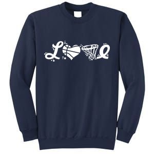 Love Basketball Symbols  Sweatshirt