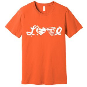 Love Basketball Symbols  Premium T-Shirt