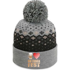 Love Beer Ocktoberfest The Baniff Cuffed Pom Beanie