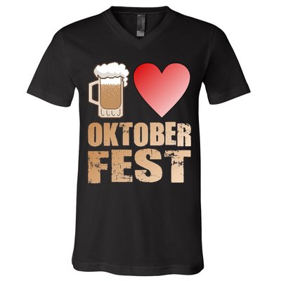 Love Beer Ocktoberfest V-Neck T-Shirt