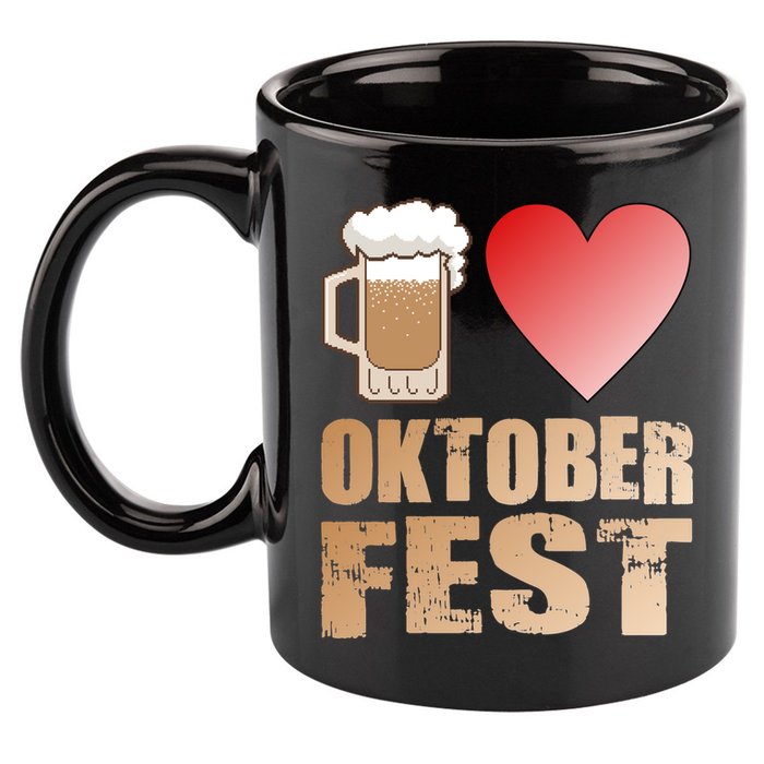 Love Beer Ocktoberfest 11oz C Handle Ceramic Mug