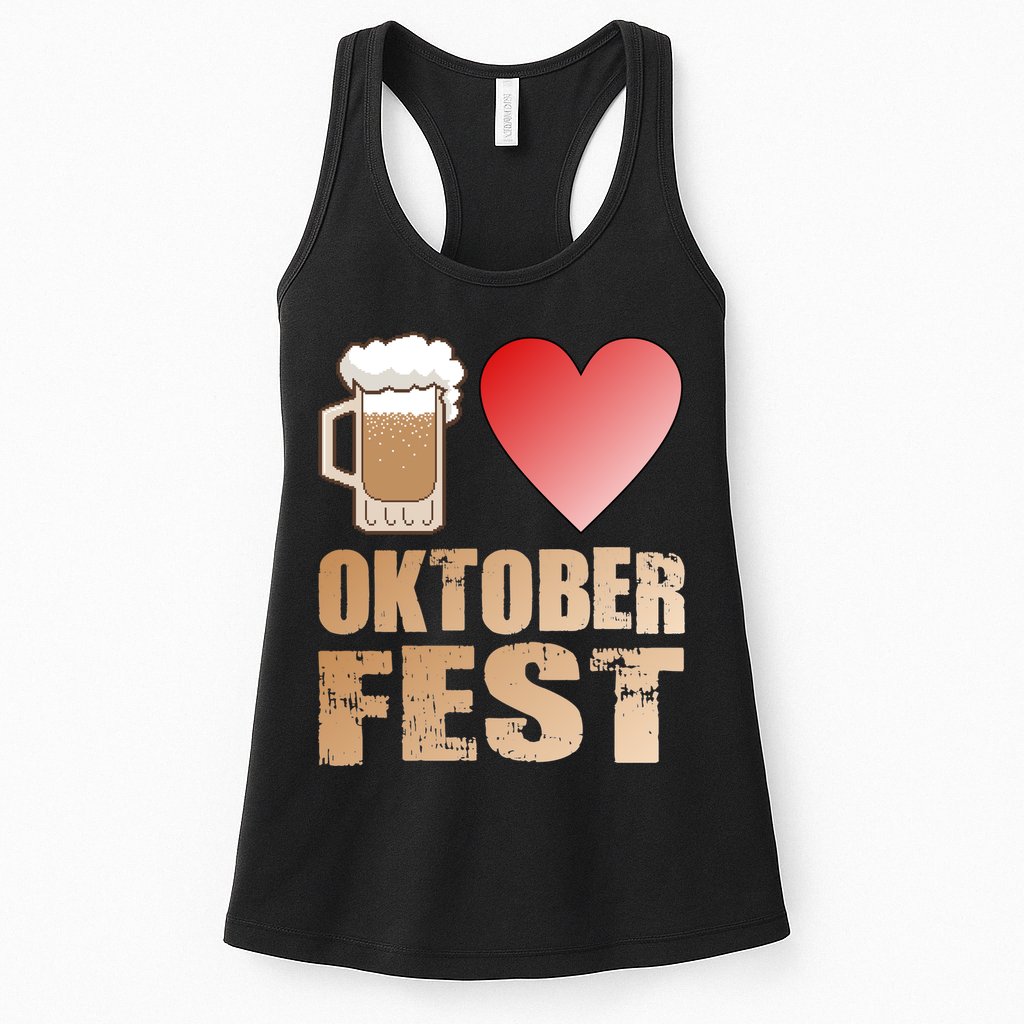 Love Beer Ocktoberfest Womens Tank Top