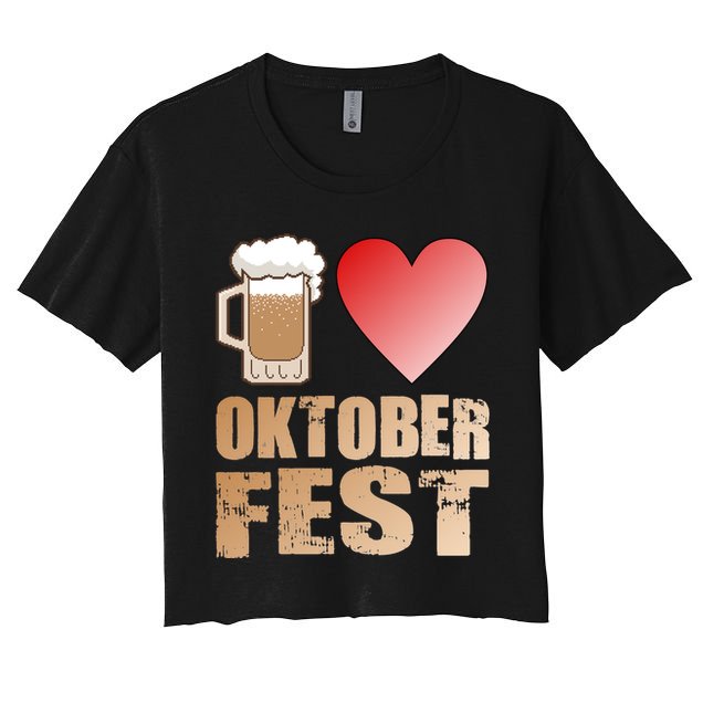 Love Beer Ocktoberfest Crop Top