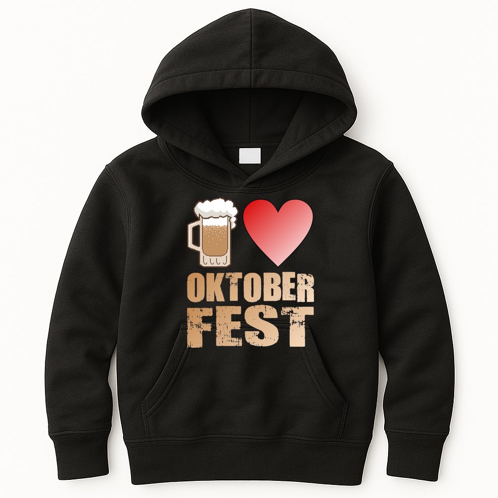 Love Beer Ocktoberfest Kids Hoodie