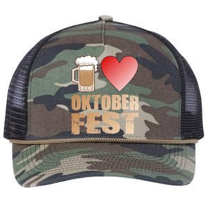 Love Beer Ocktoberfest Retro Rope Trucker Hat Cap