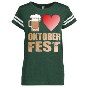 Love Beer Ocktoberfest Enza Ladies Jersey Football T-Shirt